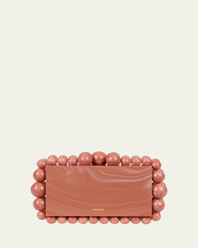 Eos Beaded Acrylic Clutch Bag